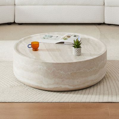 Streamdale Faux Mars Pattern Coffee Tables For Living Room