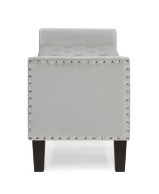 Streamdale Upholstered Storage Bench with Armrest