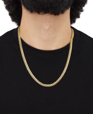 Lightweight Miami Cuban Link 24" Chain Necklace (6mm) in 10k Gold