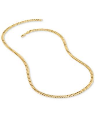 Lightweight Miami Cuban Link 26" Chain Necklace (6mm) in 10k Gold