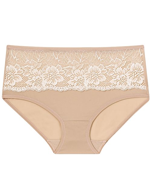Bali Satin Indulgence Lace Hipster Underwear 2783 & Reviews Bras