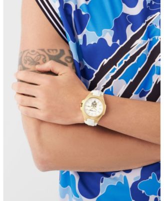 Men's Tigermaster Three Hand Date Quartz White Silicone 47MM