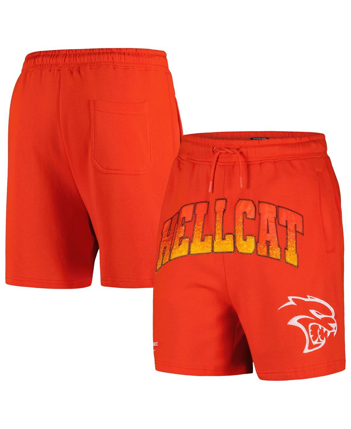 Men's Red Dodge Hellcat Arc Shorts - Red