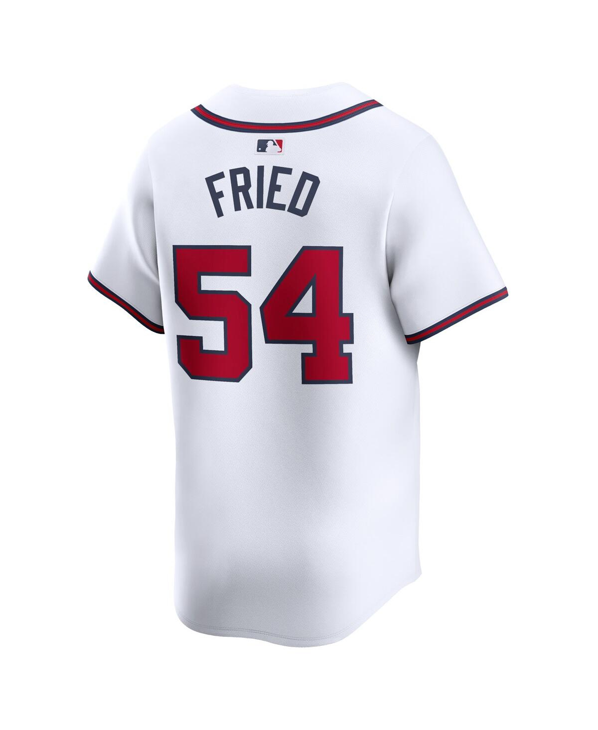 Nike Men's Max FriedAtlanta Braves Home Limited Player Jersey - White