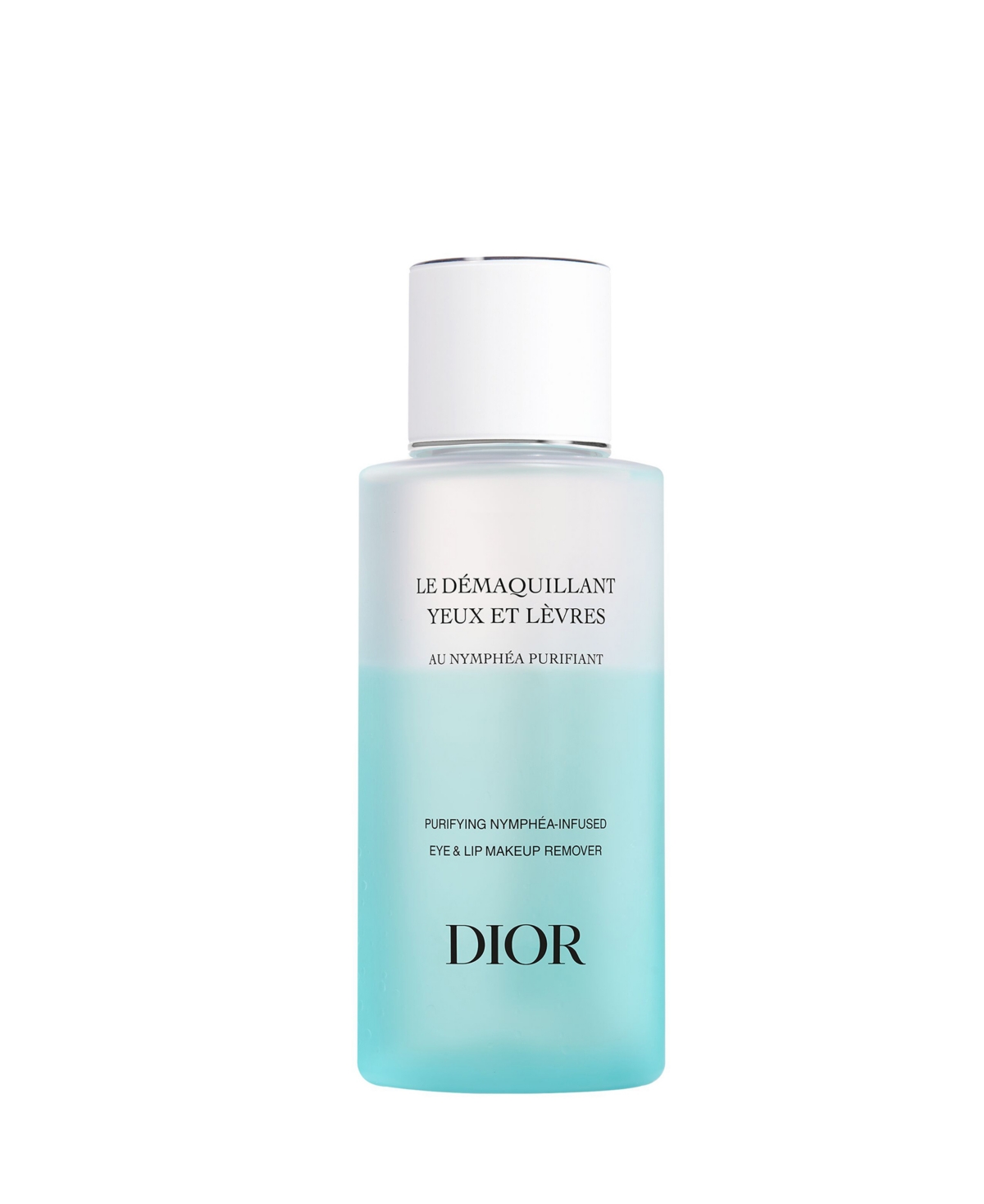 Dior Eye And Lip Makeup Remover Purifying Nymphea Bi-phase Makeup Remover In Blue
