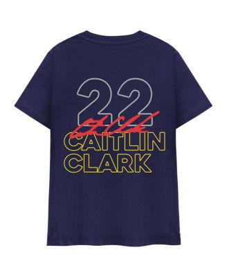 Round21 Men's and Women's Caitlin Clark Navy Indiana Fever Indiana Bound T-Shirt