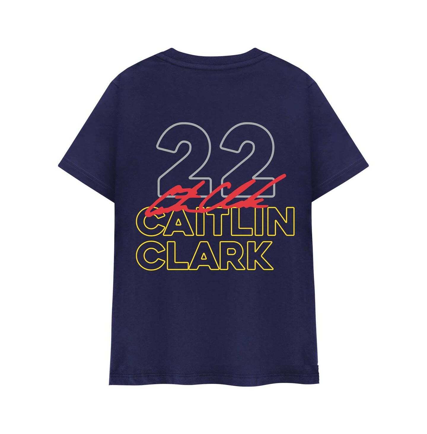 Футболка '47 Brand Round21 Caitlin Clark Navy Indiana Fever Indiana Bound — фото 2