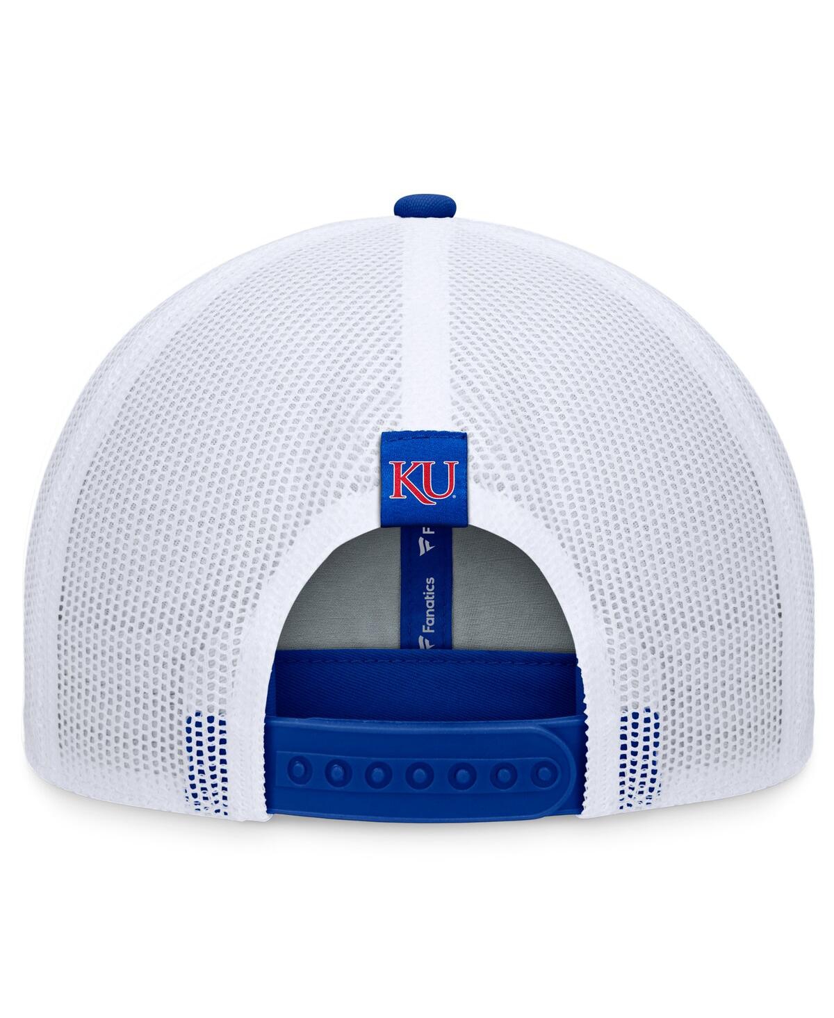 Top Of The World Men's Royal Kansas Jayhawks Carson Trucker Adjustable Hat In Royal