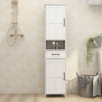 Streamdale Double Door Narrow Height Slim Floor Standing Cabinet