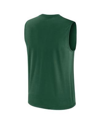 Men's Green New York Jets Muscle Tank Top
