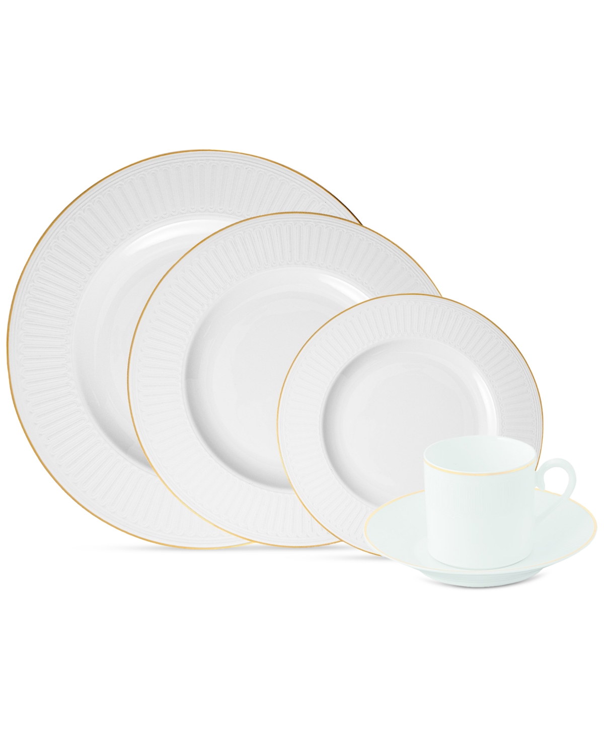 Chateau Septfontaines 5-Piece Place Setting - White