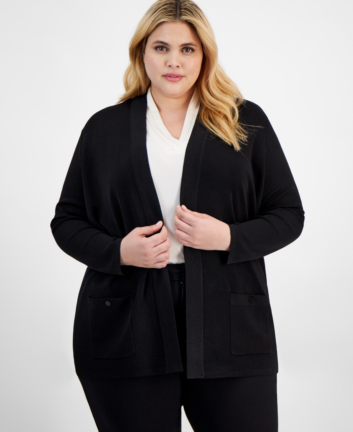 Anne Klein Plus Size Malibu Cardigan