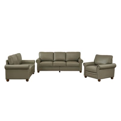 Faux Leather 1+2+3 Sectional  Living Room Sofa With Storage Sofa