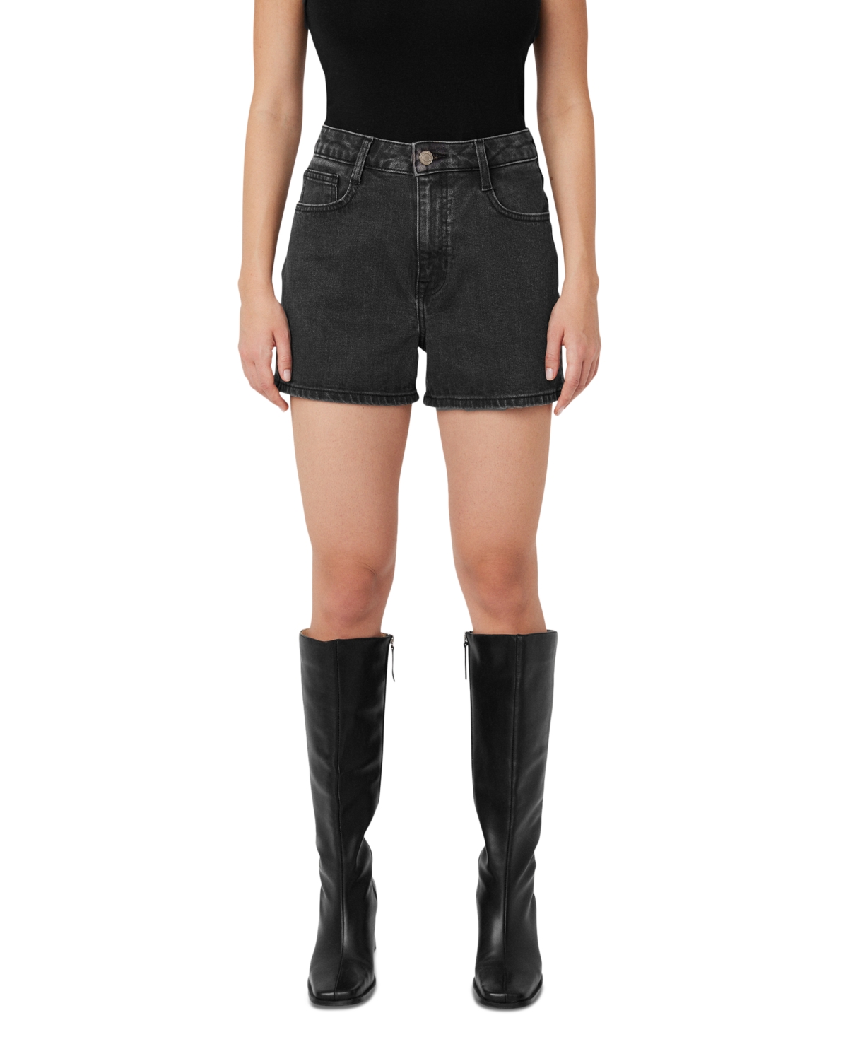 Frank And Oak Women's Stevie Tapered Denim Shorts