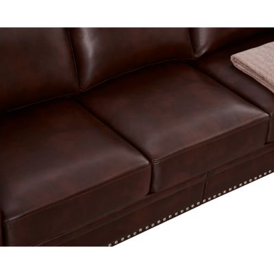 Living Room Sofa With Storage Sofa 2+3 Sectional Burgundy Faux Leather