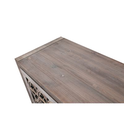 American Country Style Antique Cabinet for Living Room or Kitchen