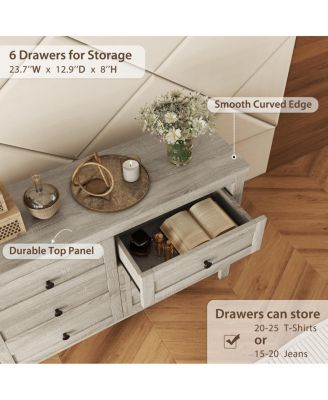 6 Drawers Farmhouse Dresser