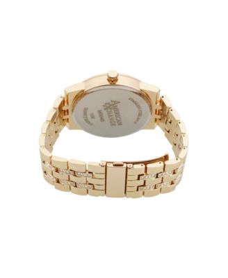 Men's Crystal Bracelet Watch 46mm Gift Set