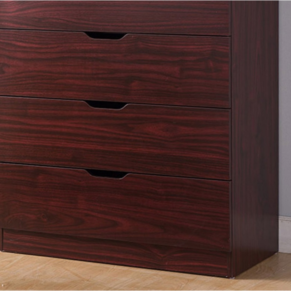 Simplie Fun Utility Cabinet Mahogany