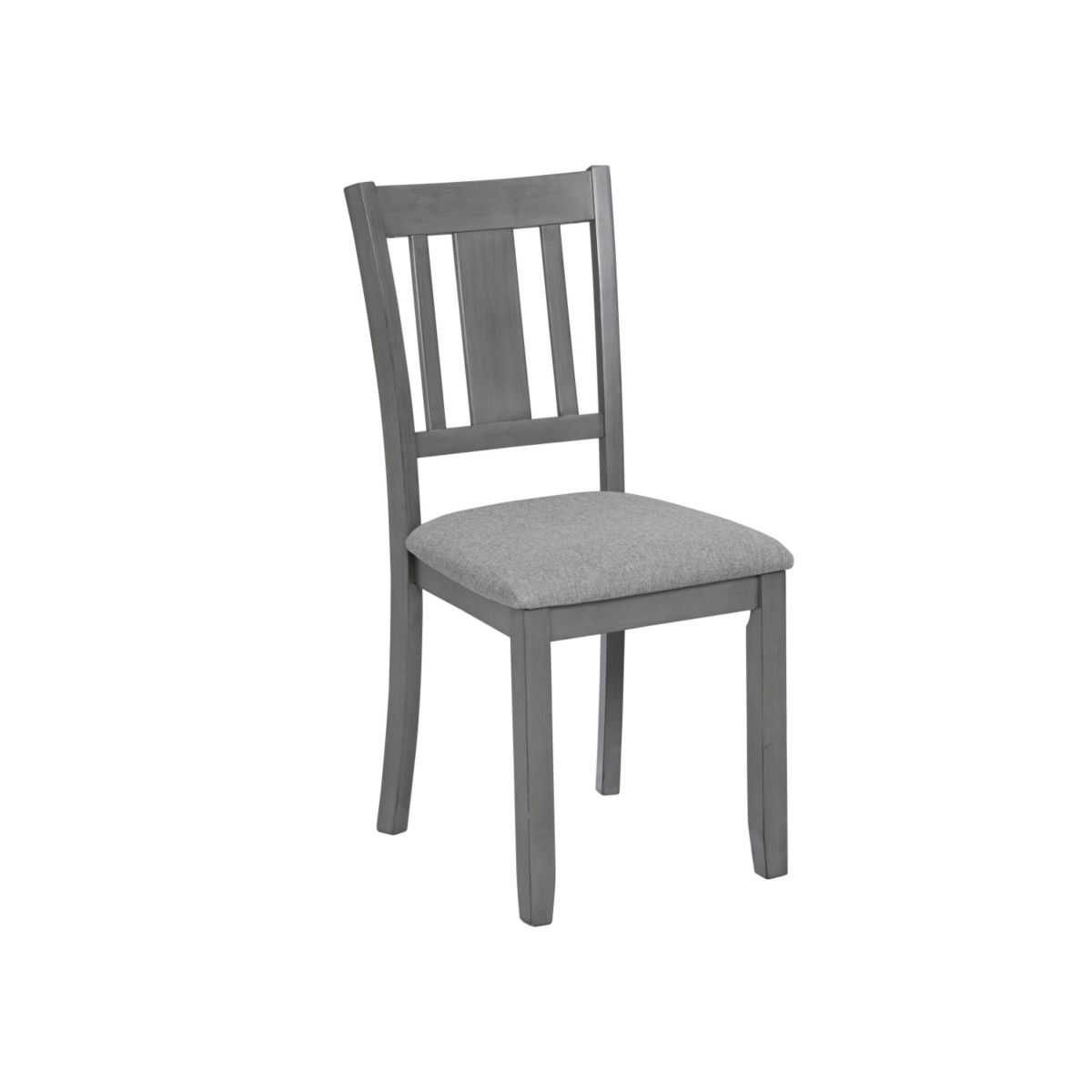 Streamdale Furniture Dining Chairs Set For 4, Kitchen Chair With Padded Seat, Side Chair For Dining Room, Gray