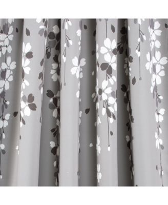 Weeping Flower Light Filtering Window Curtain Panels