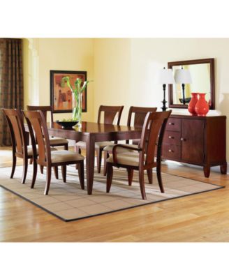 Furniture CLOSEOUT! Metropolitan Contemporary 7-Piece Dining Set (Dining Table, 4 Side Chairs & 2 Arm Chairs), Created for Macy's 