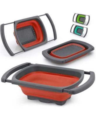 Collapsible Colander With Extendable Handles