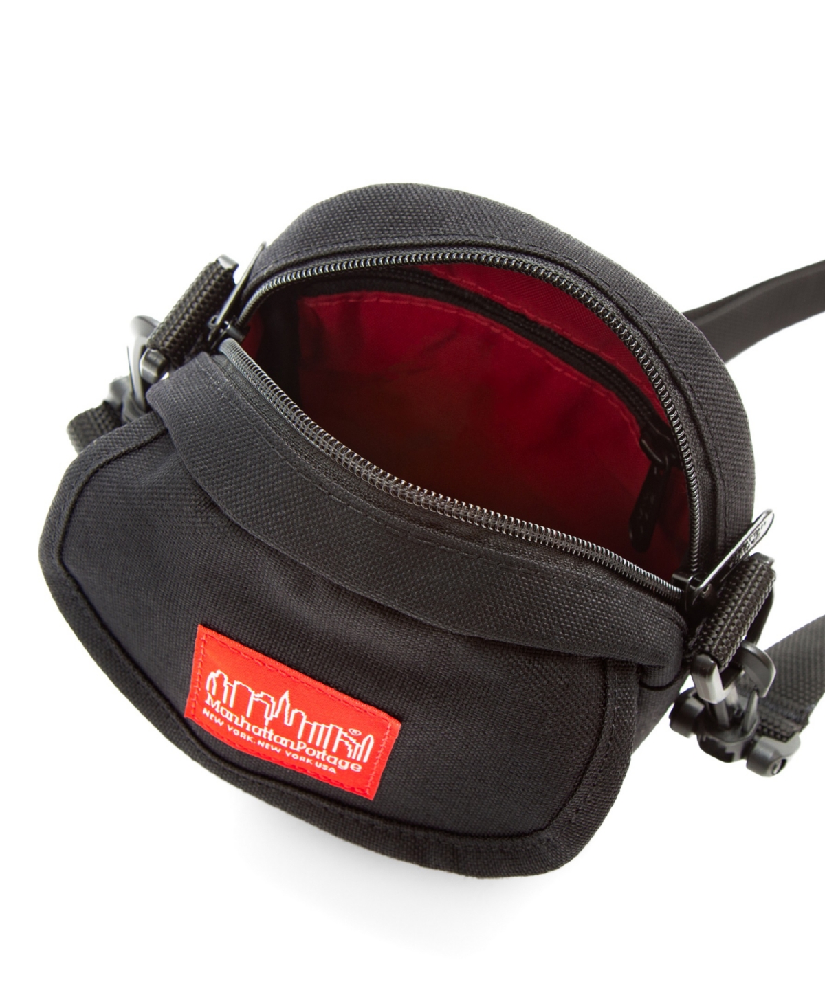 Manhattan Portage Hudson Coradura Handbag In Black