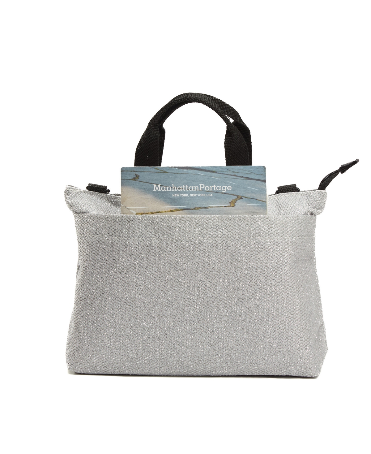 Manhattan Portage Fabric Street Tote In Gray