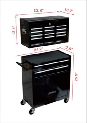 Steel 8-Drawer Rolling Tool Chest