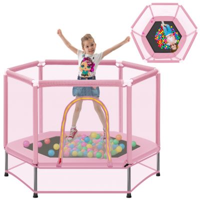 Streamdale Mini Trampoline for Kids, Safety Net Included