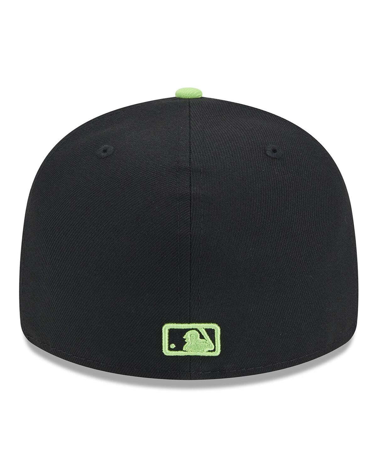 Shop New Era Men's Black Tampa Bay Rays 2024 City Connect Low Profile 59fifty Fitted Hat