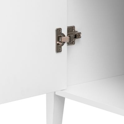 Three-door Storage Cabinet with Metal Handles for Any Room