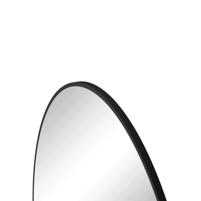 Streamdale 39" Wall Mount Circular Mirror, Black