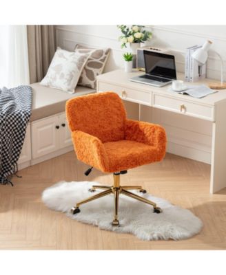 Cozy Artificial Alpaca Wool Recliner with Adjustable Support