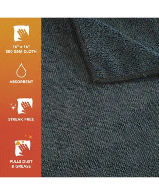 Smart Choice Microfiber Cloths (12 Pack), 16x16, 49gm, Multi-Purpose, Reusable, Color Options