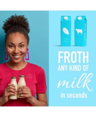 Double Whisk Milk Frother With Stand