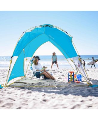 Lightspeed Outdoors Tall Canopy with Shade Wall, Deep Navy