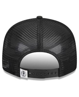 Men's Black Dallas Mavericks Evergreen 9FIFTY Trucker Snapback Hat
