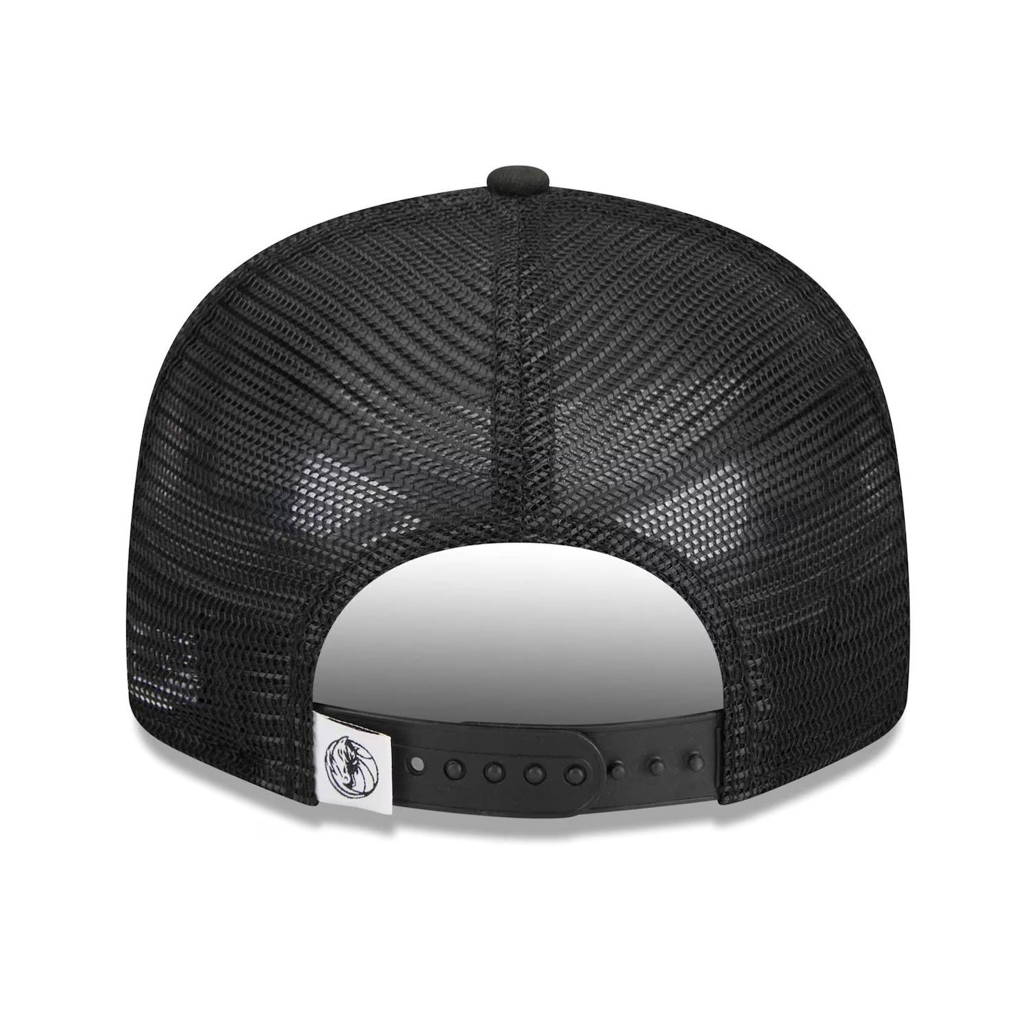 Men's Black Dallas Mavericks Evergreen 9FIFTY Trucker Snapback Hat