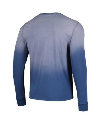 Men's and Women's Navy Minnesota Timberwolves Mohave Sun-Dipped Long Sleeve T-Shirt