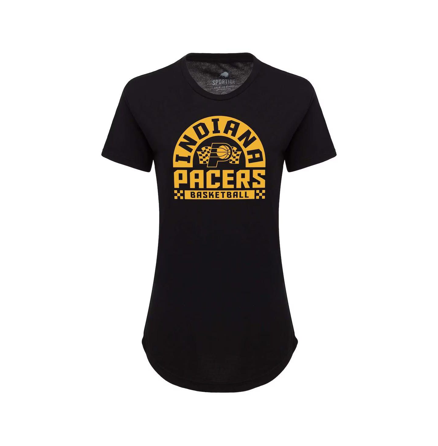 Женская футболка Sportiqe Black Indiana Pacers Phoebe Super Soft Tri-Blend — фото 3