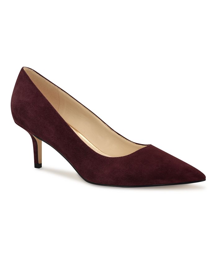 Nine West Women's Arlene Kitten Heel Pointy Toe Pumps - Macy's