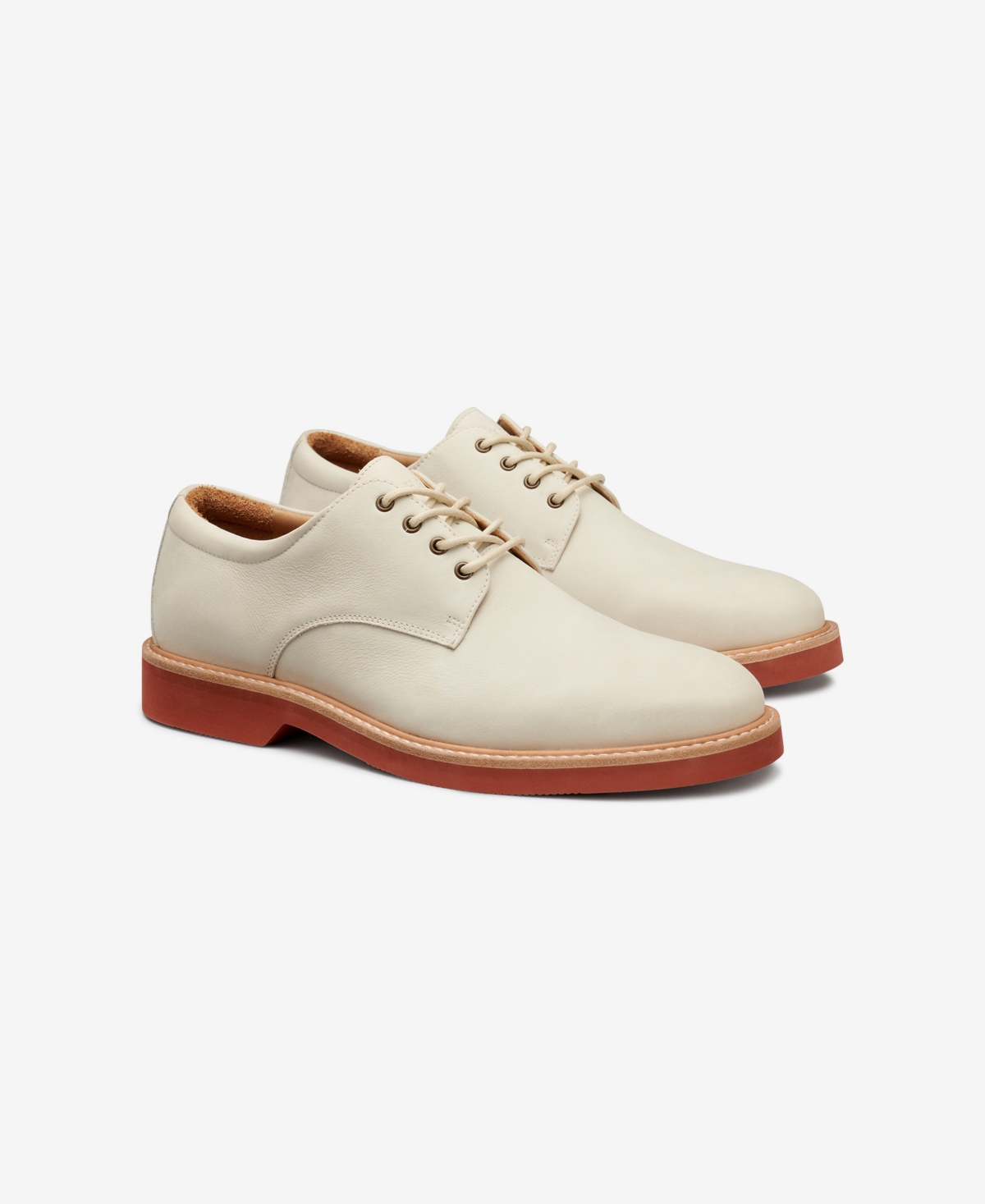 Gh Bass G.h.bass Men's Pasadena Lace Up Derby Shoes In White