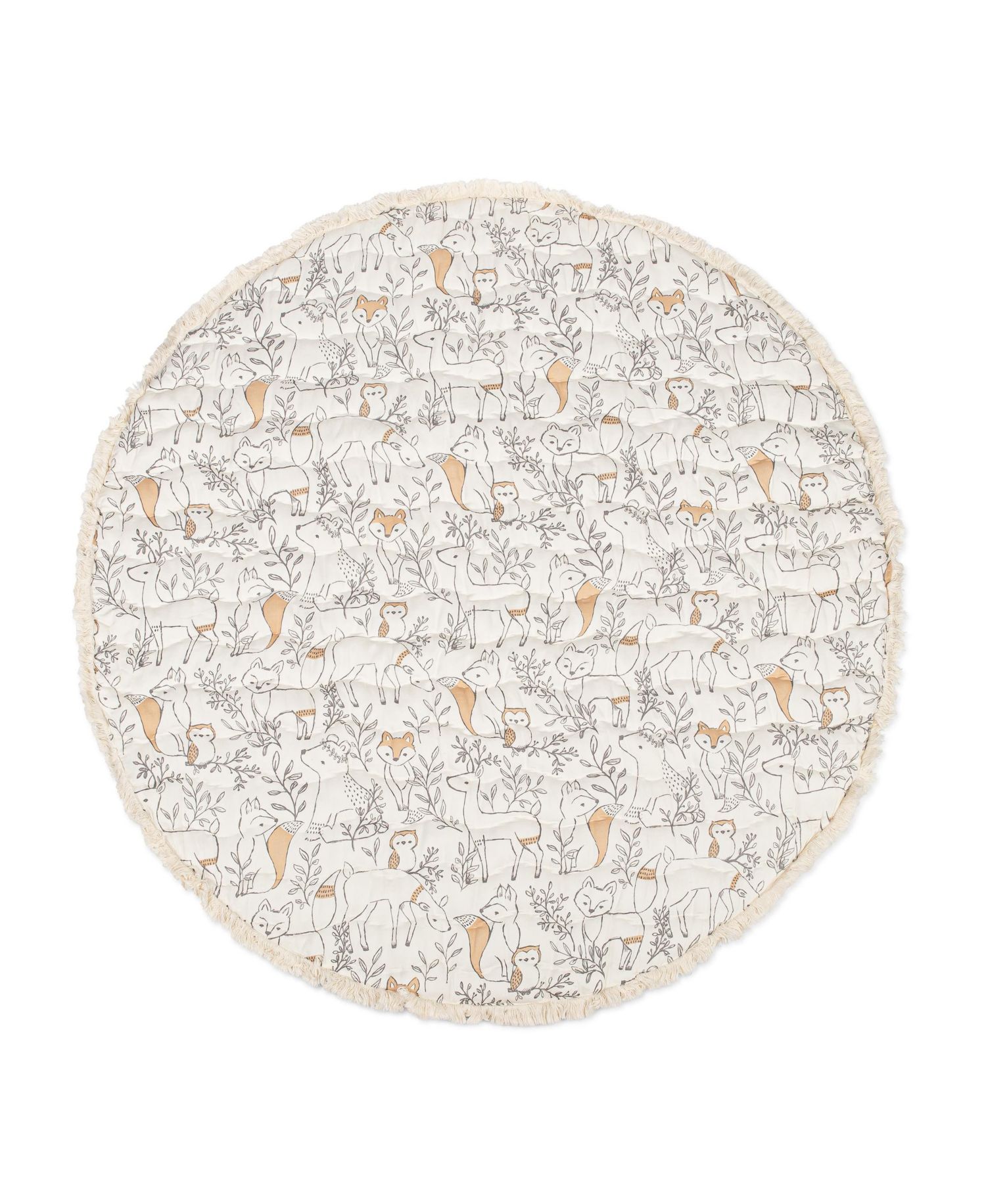 Baby Boys or Baby Girls Ezra Quilted Playmat Woodland