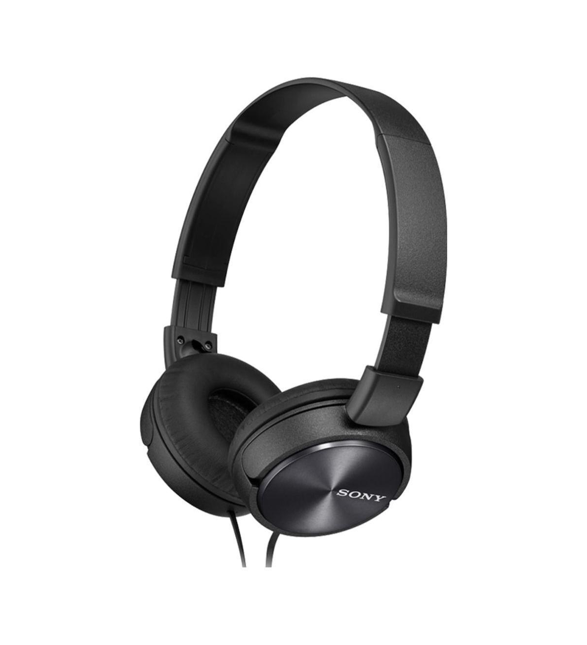 Sony Mdr-ZX310AP ZX Series Stereo Headset (Black) - Black