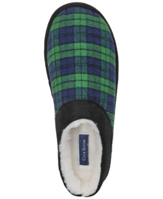Men's Blackwatch Plaid Slippers