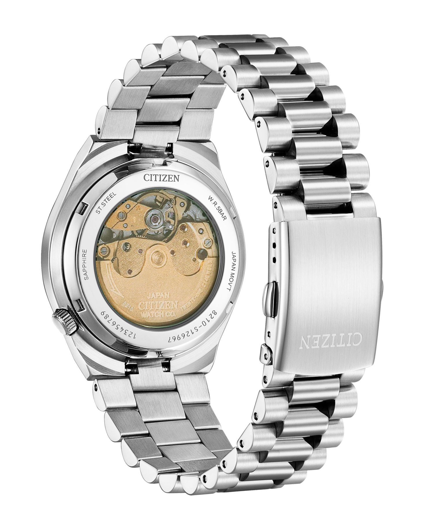 Men's Tsuyosa Automatic Stainless Steel Bracelet Watch 40mm