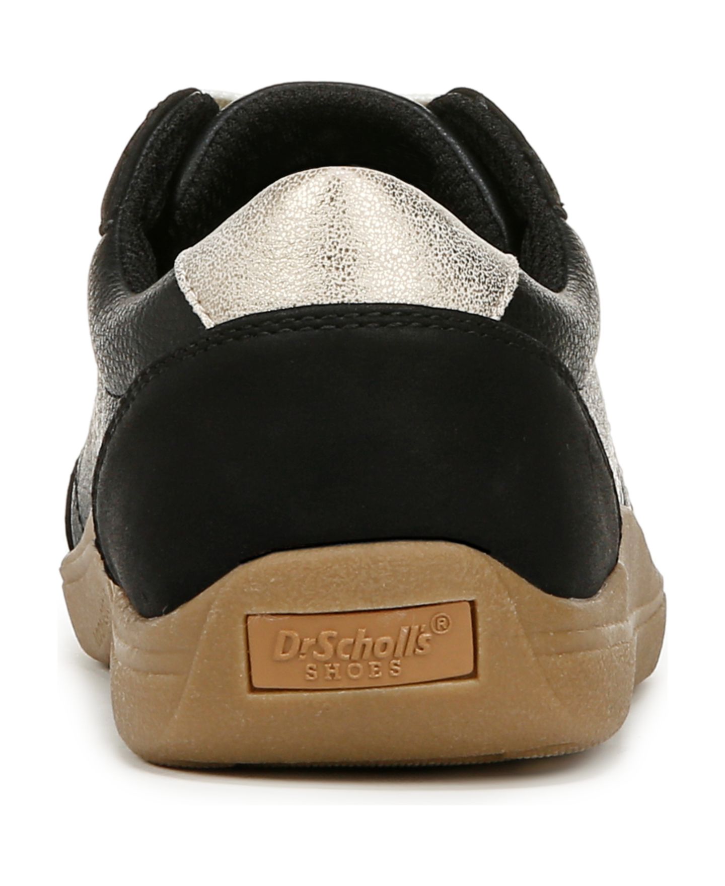 Женские кроссовки Dr. Scholl's Be True Court Inspired Lace Up, цвет: Чёрная искусственная кожа — фото 3