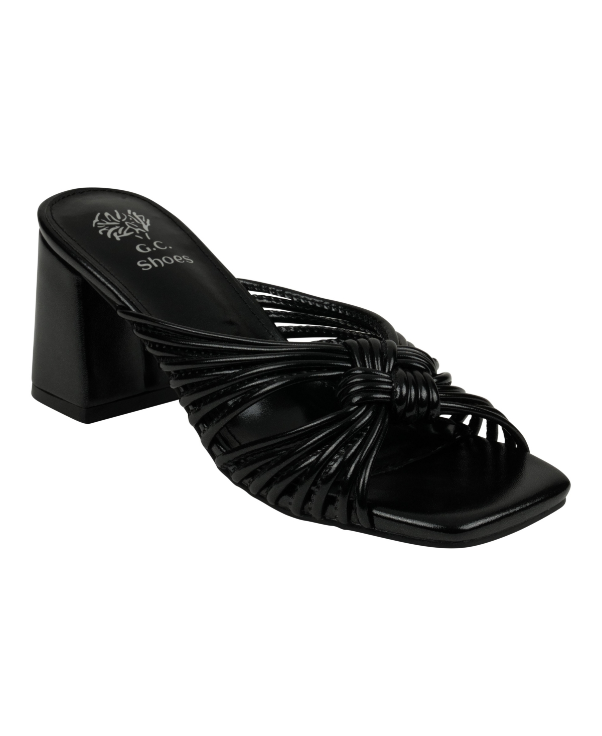 Josie Women's Strappy Heeled Sandals - Black